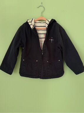 George Navy Hooded Nautical Jacket 4T